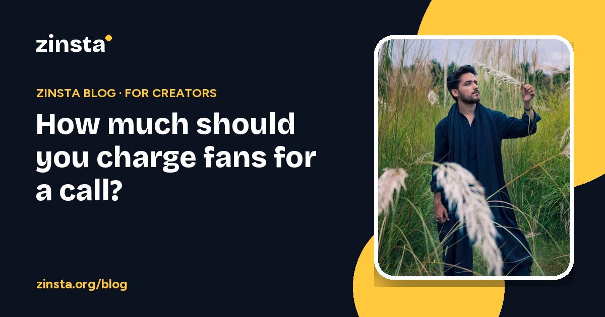 A creator getting ready for a paid video call with a fan